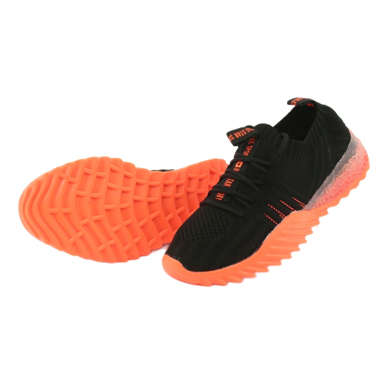 Chaussures de sport à enfiler / à lacets Big Star FF274342 incolore noir orange 5