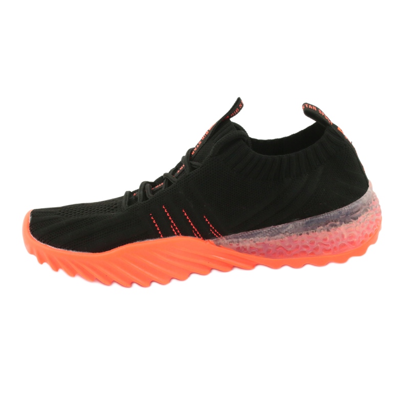 Chaussures de sport à enfiler / à lacets Big Star FF274342 incolore noir orange 2