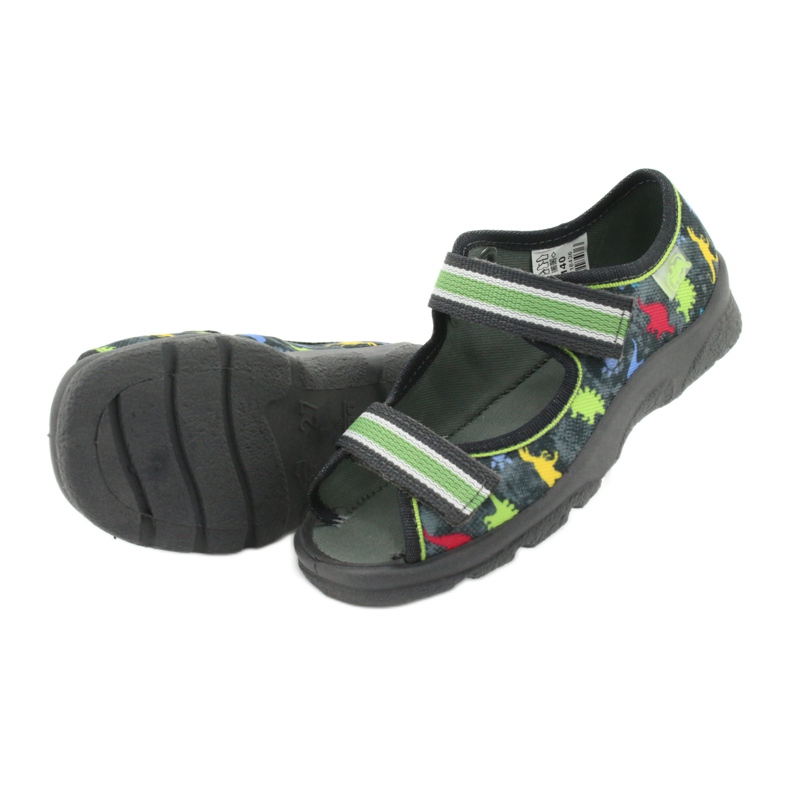 Chaussures enfant Befado 969X140 rouge bleu gris vert jaune 5