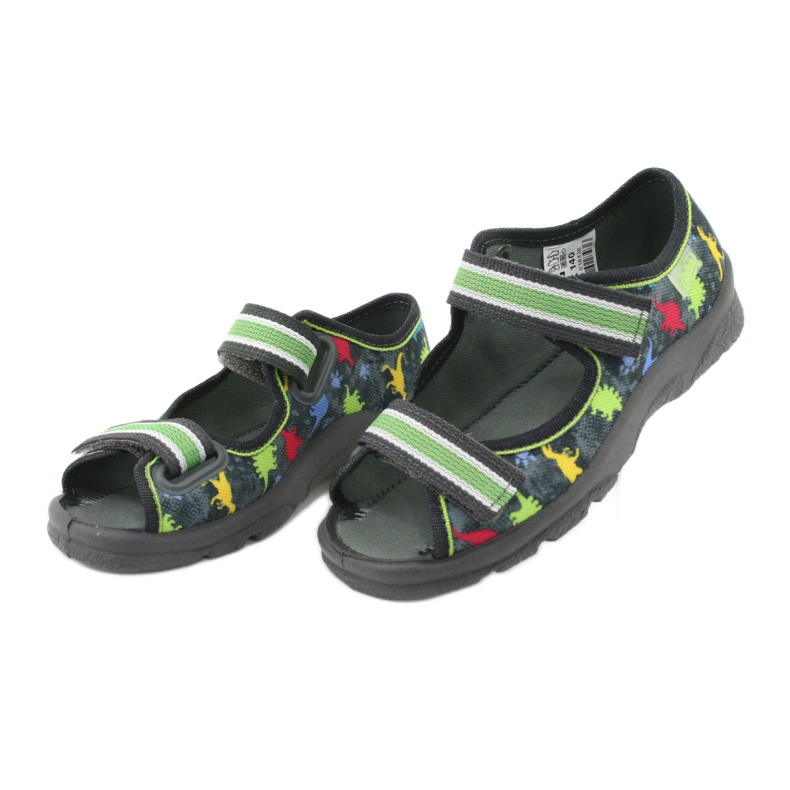 Chaussures enfant Befado 969X140 rouge bleu gris vert jaune 3