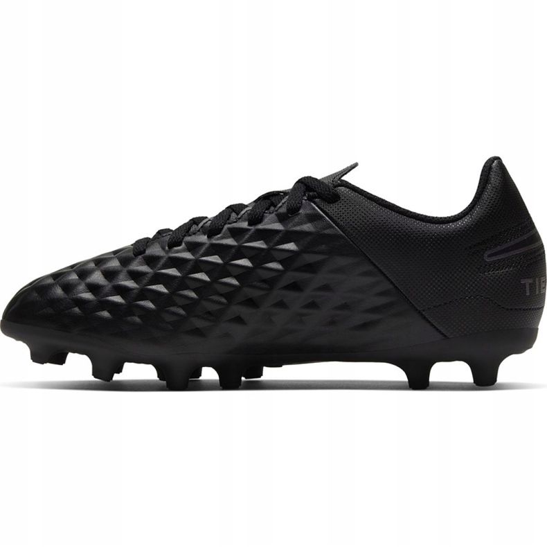 Chaussures de football Nike Tiempo Legend 8 Club FG / MG Jr AT5881-010 noir noir 1