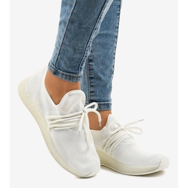 Chaussures de sport blanches pour femmes B-6851 1