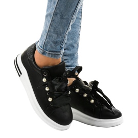 Baskets compensées noires X63 le noir 1