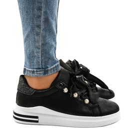 Baskets compensées noires X63 le noir 2