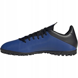 Chaussures de foot Adidas X 19.4 Tf M FV4627 bleu bleu 1
