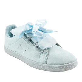 Baskets en daim bleu AM-8105 1