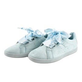 Baskets en daim bleu AM-8105 2