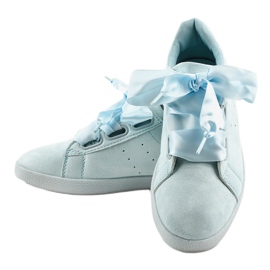 Baskets en daim bleu AM-8105 3