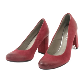 Chaussures femme classiques Edeo 2119 bordeaux multicolore 2 Chaussures femme classiques Edeo 2119 bordeaux multicolore 2