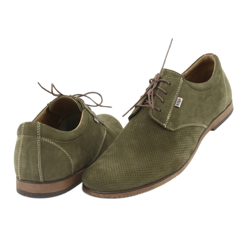 Chaussures décontractées pour hommes Riko 777D vert 4