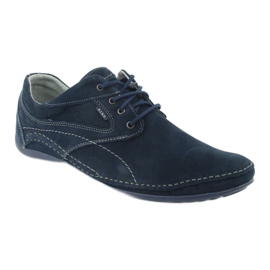 Chaussures décontractées pour hommes Riko 844 bleu marine 1