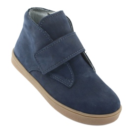 Bottines Velcro Mazurek 1101 bleu marine 1