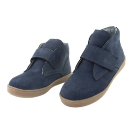 Bottines Velcro Mazurek 1101 bleu marine 3
