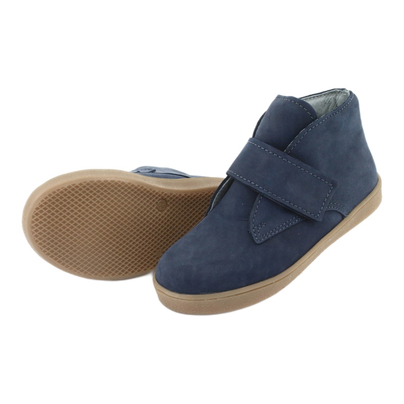 Bottines Velcro Mazurek 1101 bleu marine 5