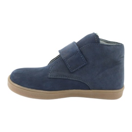 Bottines Velcro Mazurek 1101 bleu marine 2