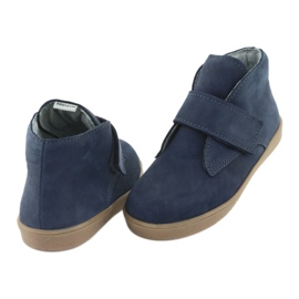 Bottines Velcro Mazurek 1101 bleu marine 4