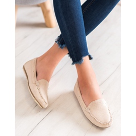 Clowse Mocassins Beiges En Daim 3