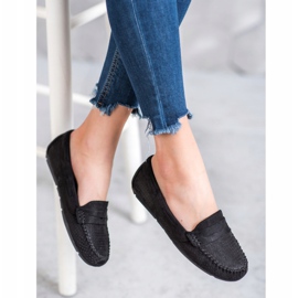 Clowse Mocassins en textile noir 1