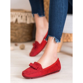 Clowse Mocassins Ajourés Avec Nœud rouge 2