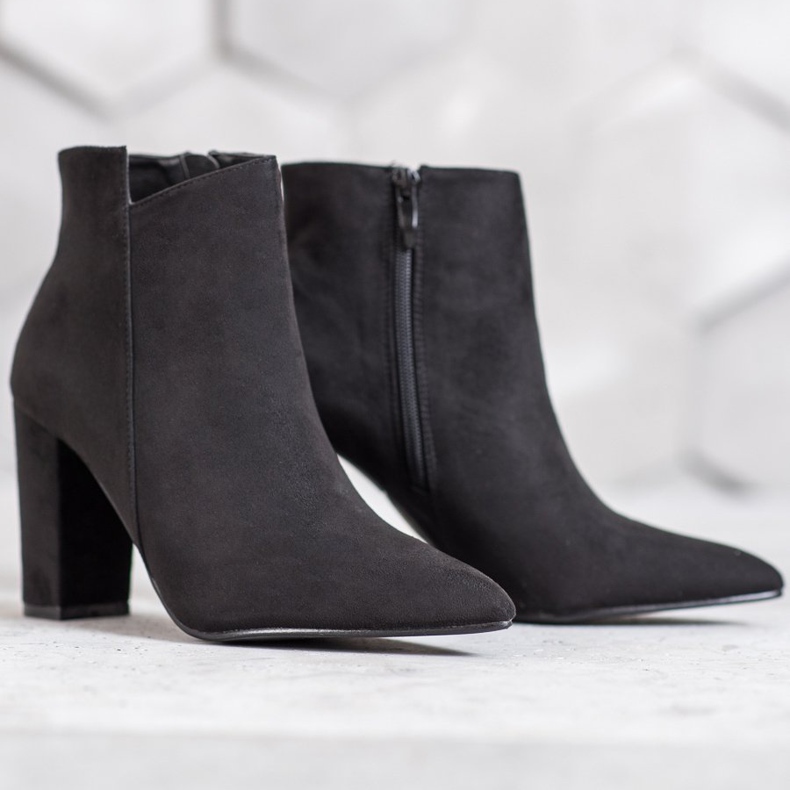 SHELOVET Bottes élégantes noir 1