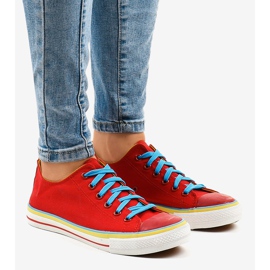 Baskets basses classiques rouges W03 1