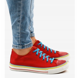 Baskets basses classiques rouges W03 3