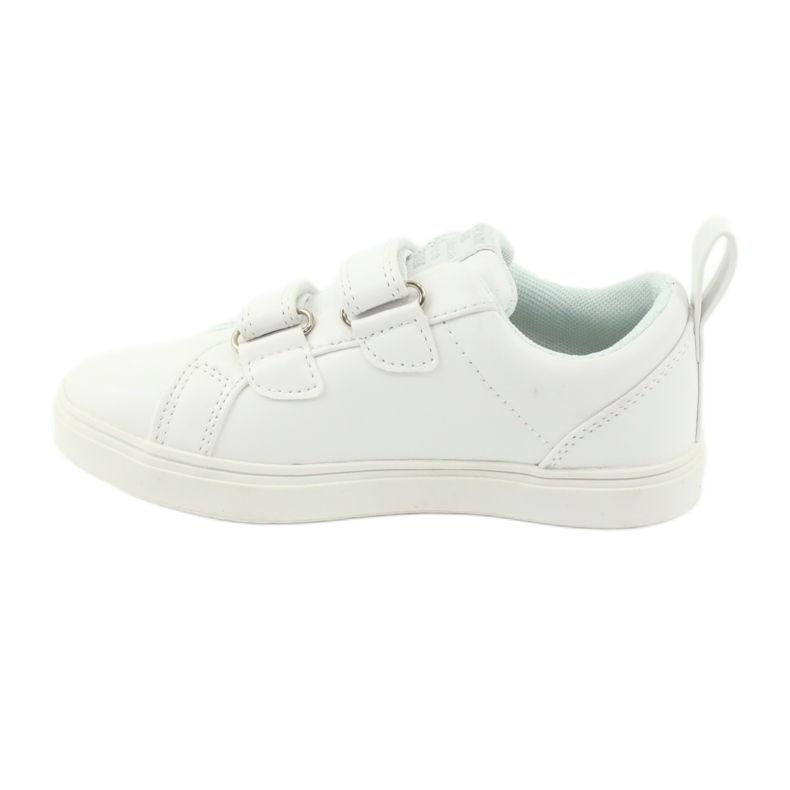 American Club baskets Velcro fleurs ES11 blanc rouge bleu 2