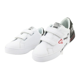 Baskets American Club ES05 blanches et noires le noir 3