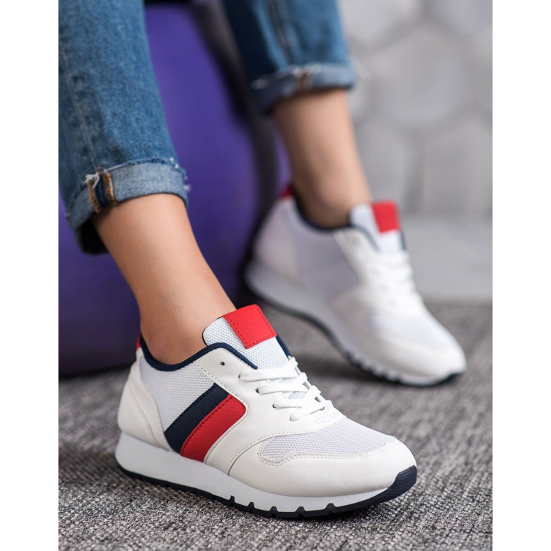 SHELOVET Chaussures de sport classiques blanc 1