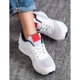 SHELOVET Chaussures de sport classiques blanche 2