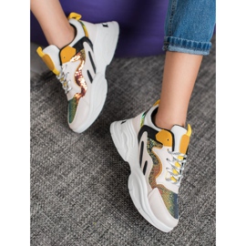 Weide Baskets à la mode avec des paillettes multicolore 3