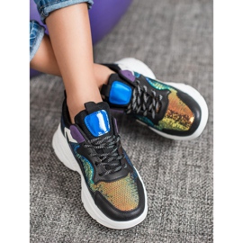 Weide Baskets à la mode avec des paillettes multicolore 3