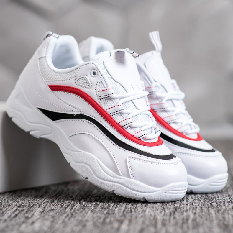 SHELOVET Baskets blanches classiques 1