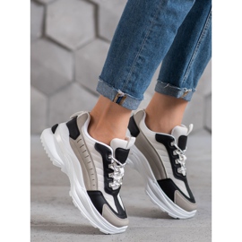 SHELOVET Chaussures à la mode sur la plate-forme multicolore 2