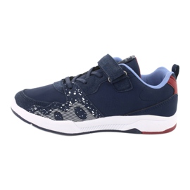 American Club Chaussures de sport pour enfants club américain BS03 bleu marine blanc 2