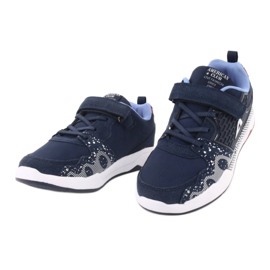 American Club Chaussures de sport pour enfants club américain BS03 bleu marine blanche 3 American Club Chaussures de sport pour enfants club américain BS03 bleu marine blanche 3