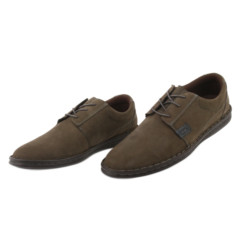 Chaussures confort American Club CY17 olive multicolore vert 3 Chaussures confort American Club CY17 olive multicolore vert 3