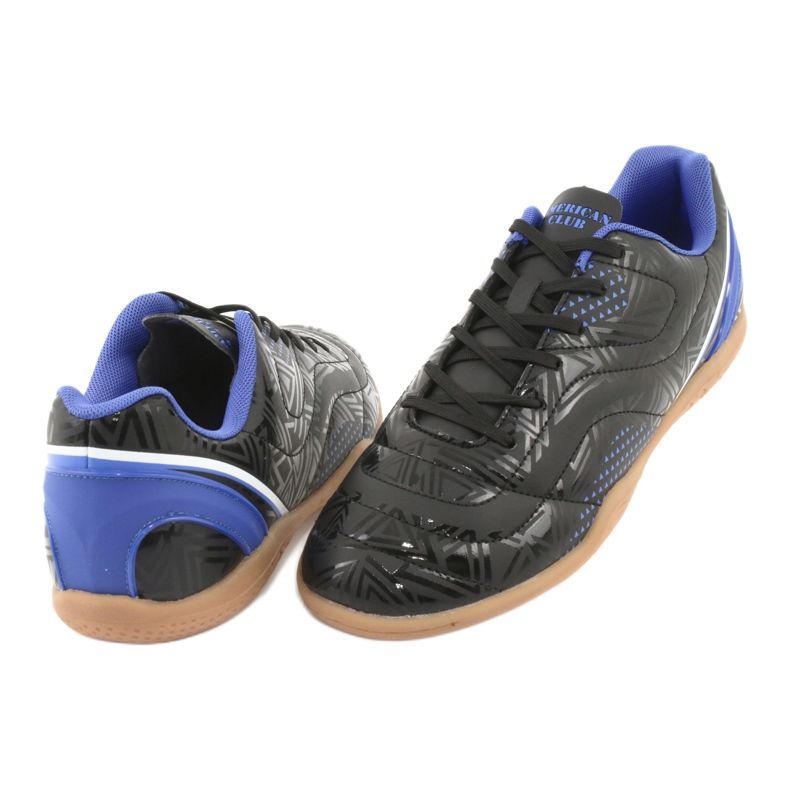 Chaussures d'intérieur pour hommes American Club OG13 noir / royal 4
