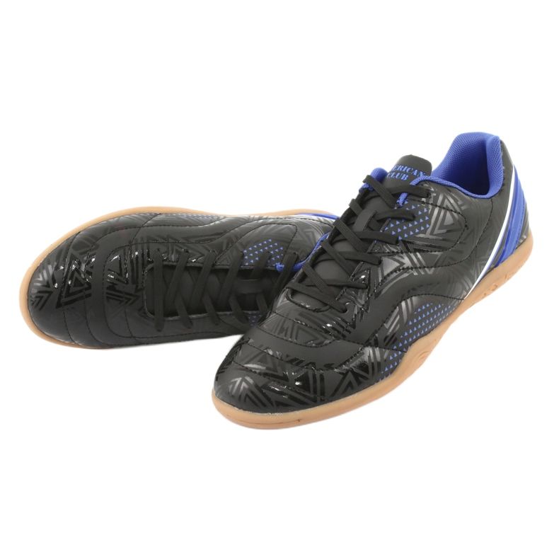 Chaussures d'intérieur pour hommes American Club OG13 noir / royal le noir 6