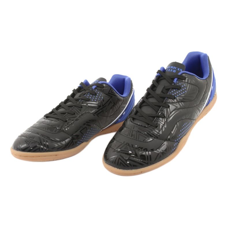 Chaussures d'intérieur pour hommes American Club OG13 noir / royal le noir 3