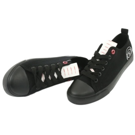 Cross Jeans Baskets liées aux femmes ff2r4020 noir le noir 5