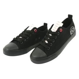 Cross Jeans Baskets liées aux femmes ff2r4020 noir le noir 2