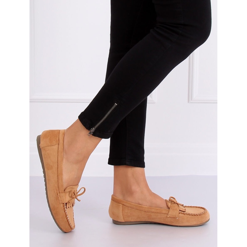 Mocassins femme classique camel 77-202 Camel brun 2