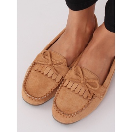 Mocassins femme classique camel 77-202 Camel brun 3