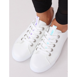 Baskets femme blanches 6308 Blanc 1