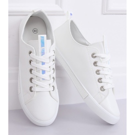 Baskets femme blanches 6308 Blanc 2