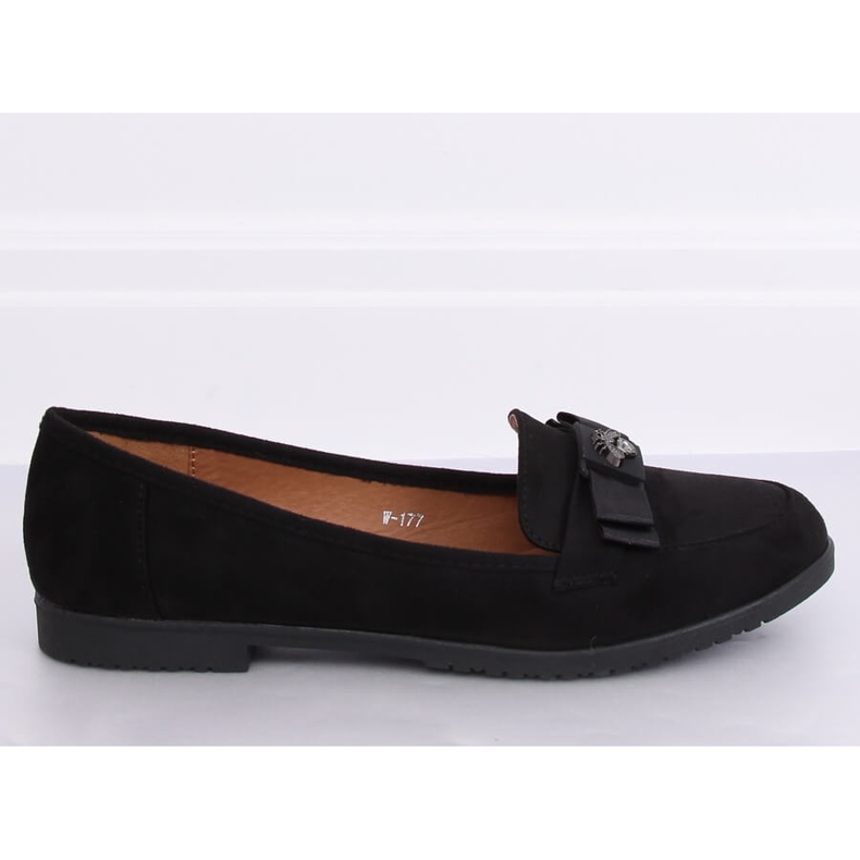 Mocassins femme noirs W-177 Noir le noir 1