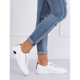 Baskets à lacets noires et blanches BB77 Black 2