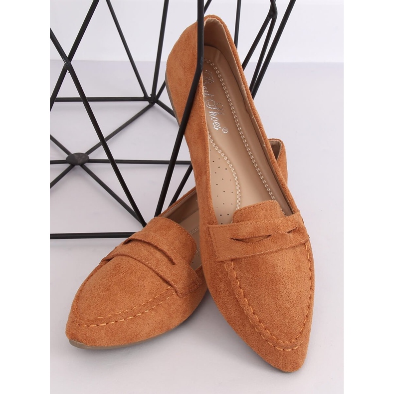 Mocassins femme camel CH-1M6 Camel brun 1