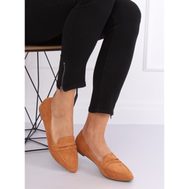 Mocassins femme camel CH-1M6 Camel brun 3